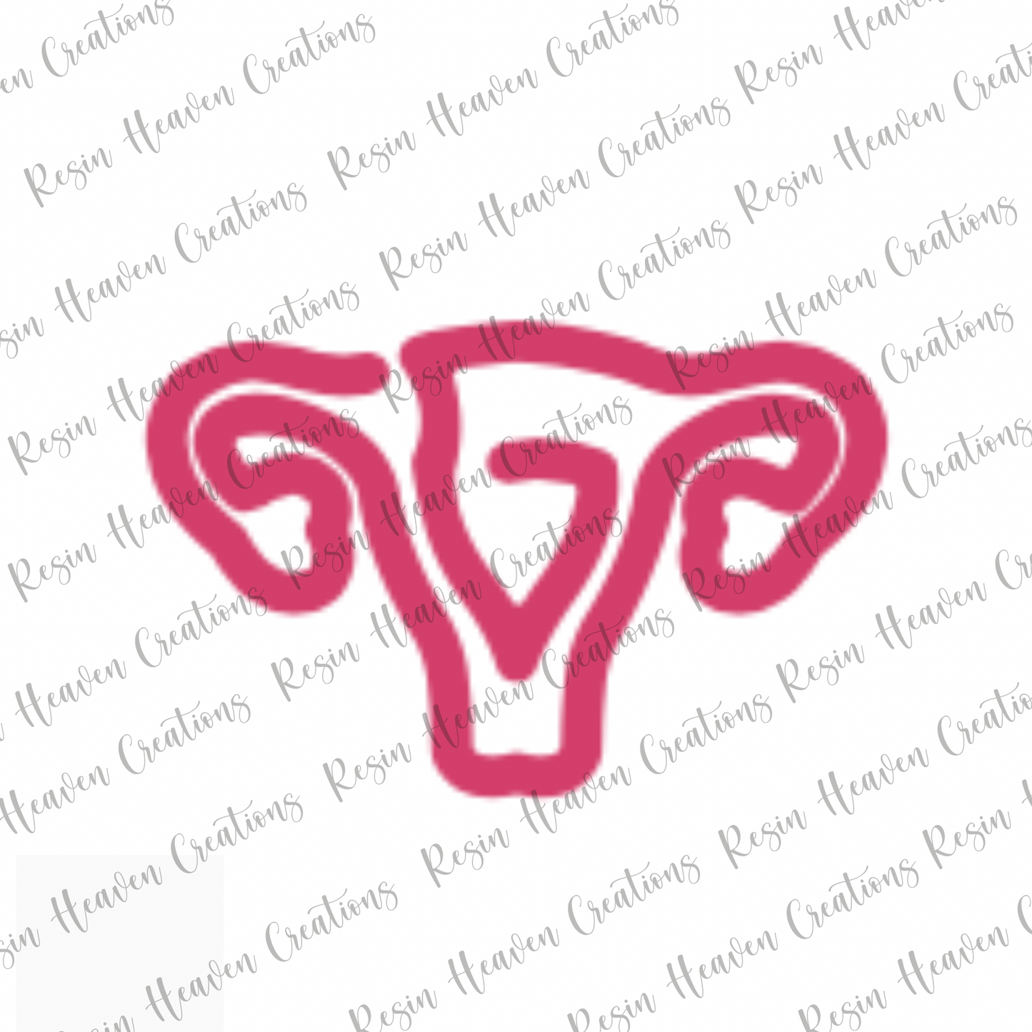 Uterus JUMBO Paperclip (Clear)