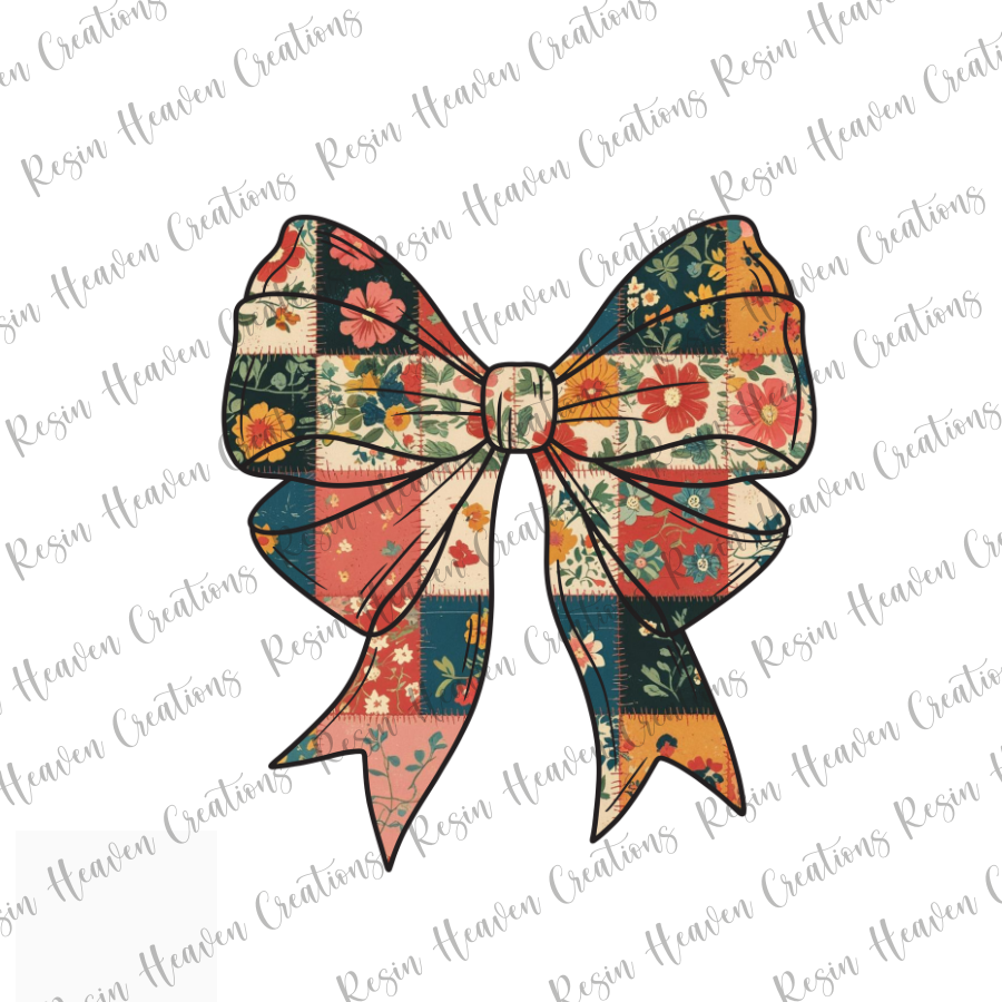 Fall Vibes Bow 2 (DECAL SET)