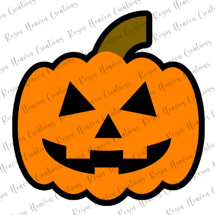 Pumpkin (keychain or badge reel)