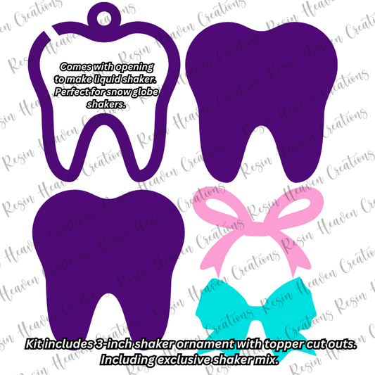 Tooth Ornament Shaker KIT (3 inch)