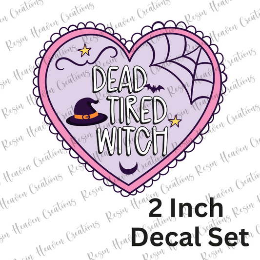 Dead Tired Witch (Decal Set)