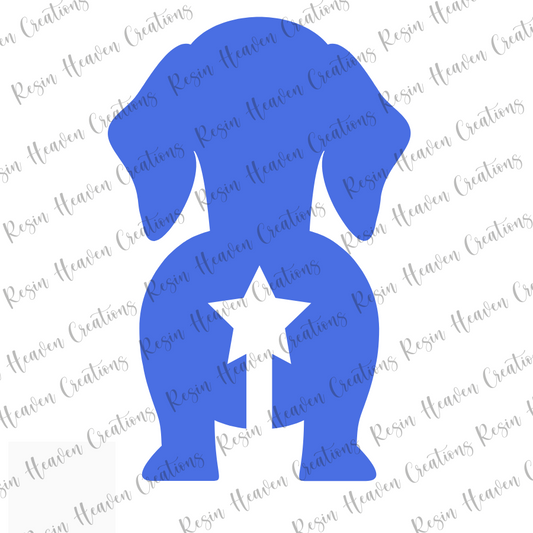 Dacshund Bag Clip (Clear Acrylic)