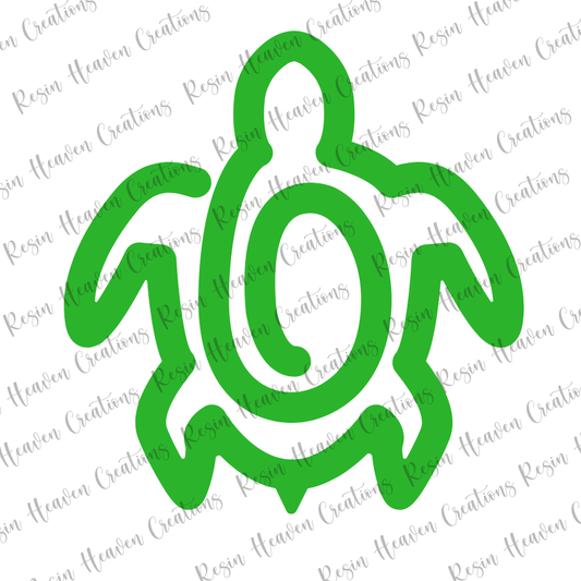 Turtle JUMBO Paperclip (Clear)