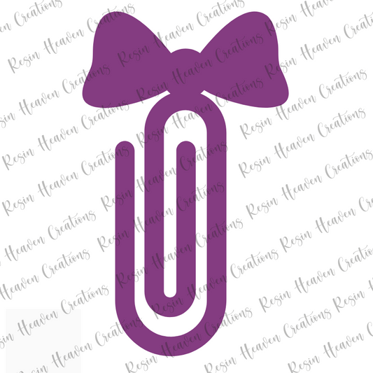 Bow 4 Paperclip (Clear)