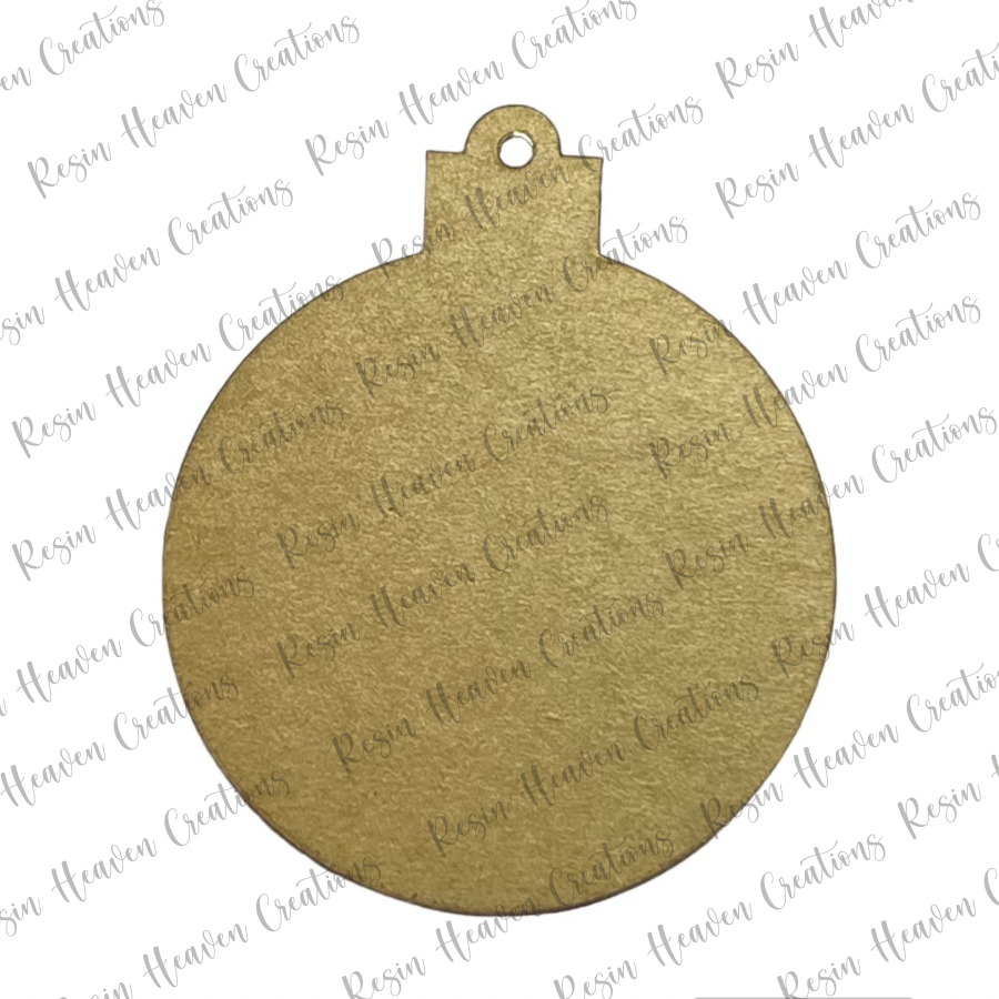 Ornament Blank  (keychain or badge reel)
