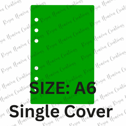 ONE A6 size journal acrylic blank