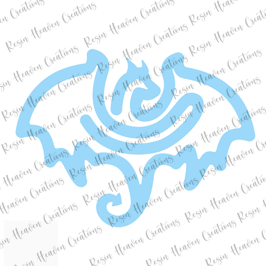 Dragon Jumbo Paperclip (WHITE ACRYLIC)