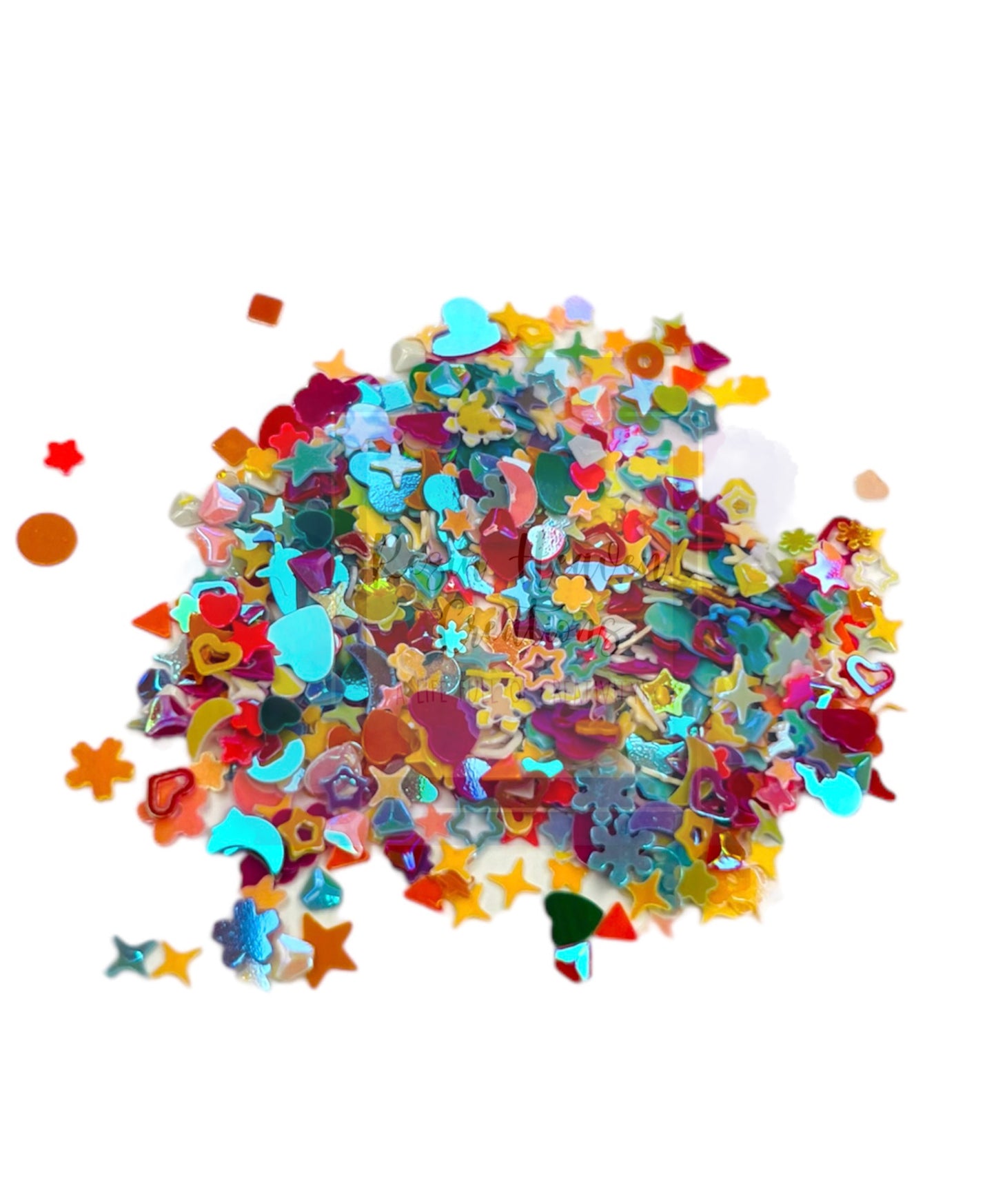 Multicolor Mixed Shapes (Confetti)