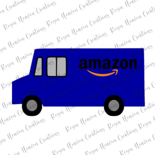 Mail Truck 3 (KEYCHAIN OR BADGE)