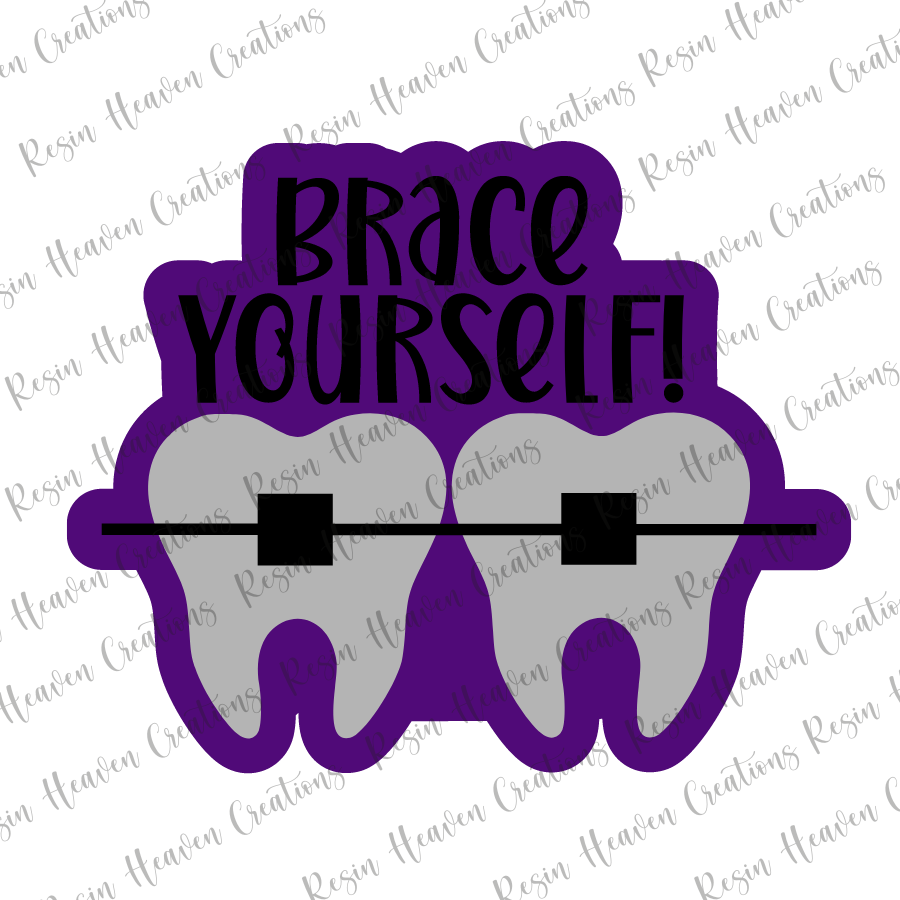 Brace Yourself (keychain or badge reel)