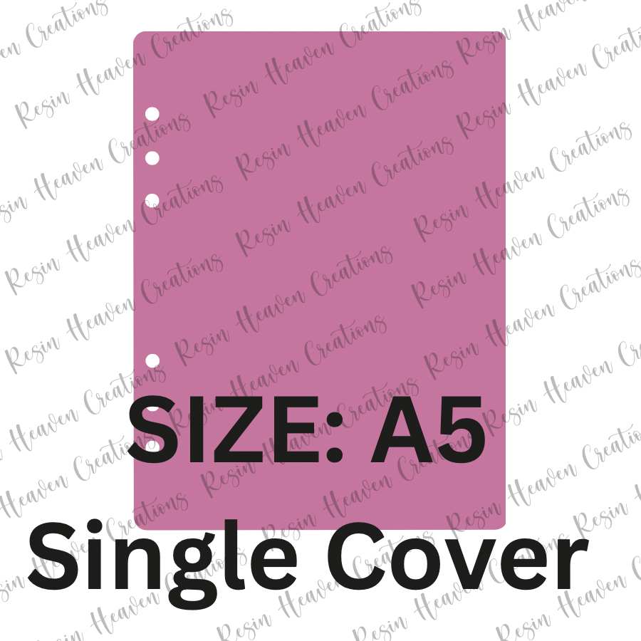 ONE A5 size journal acrylic blank