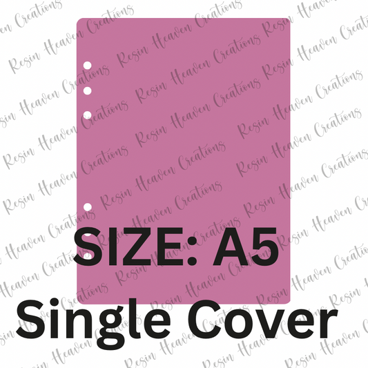 ONE A5 size journal acrylic blank