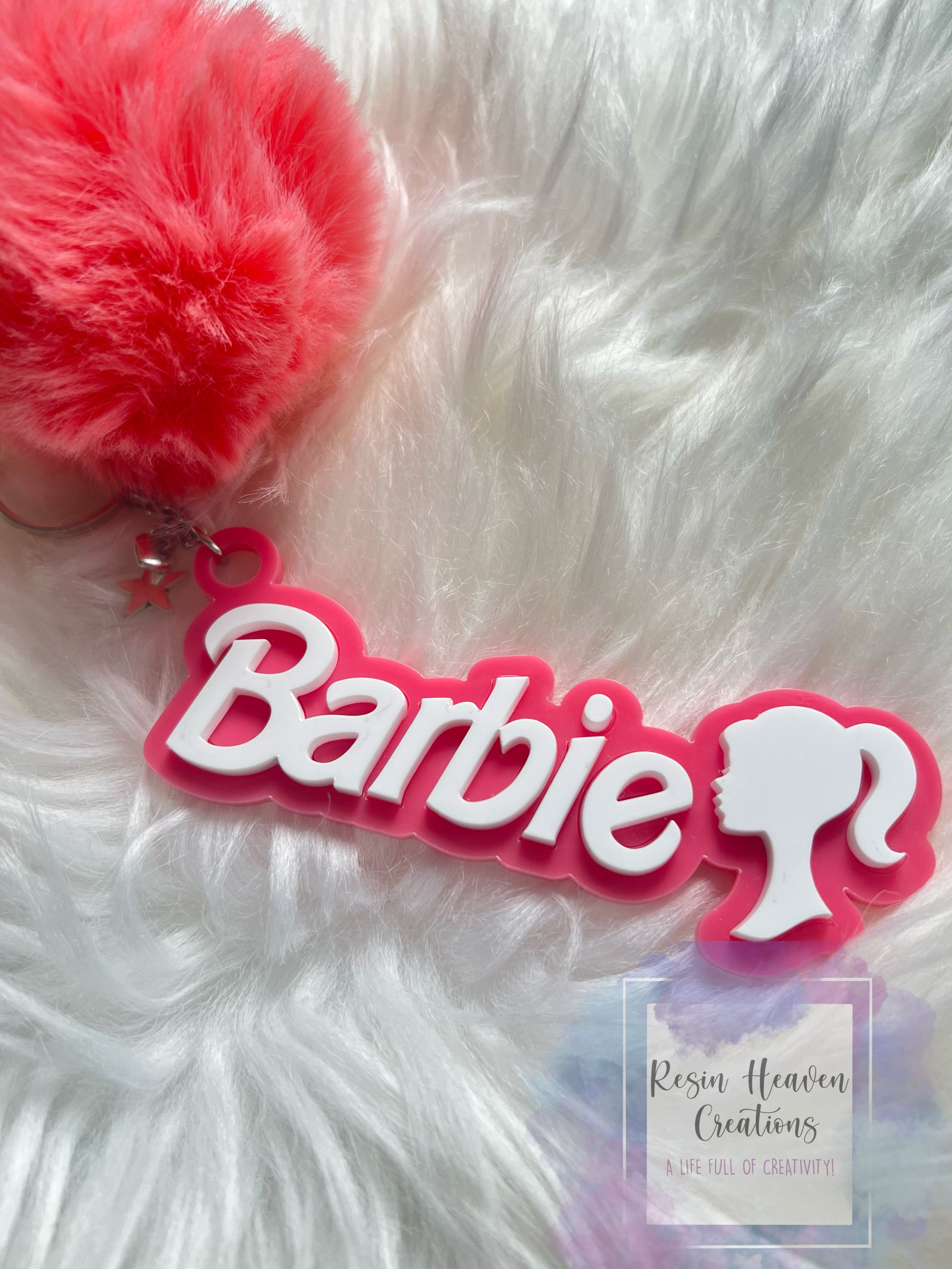 Barbie Keychain – Resin Heaven Creations