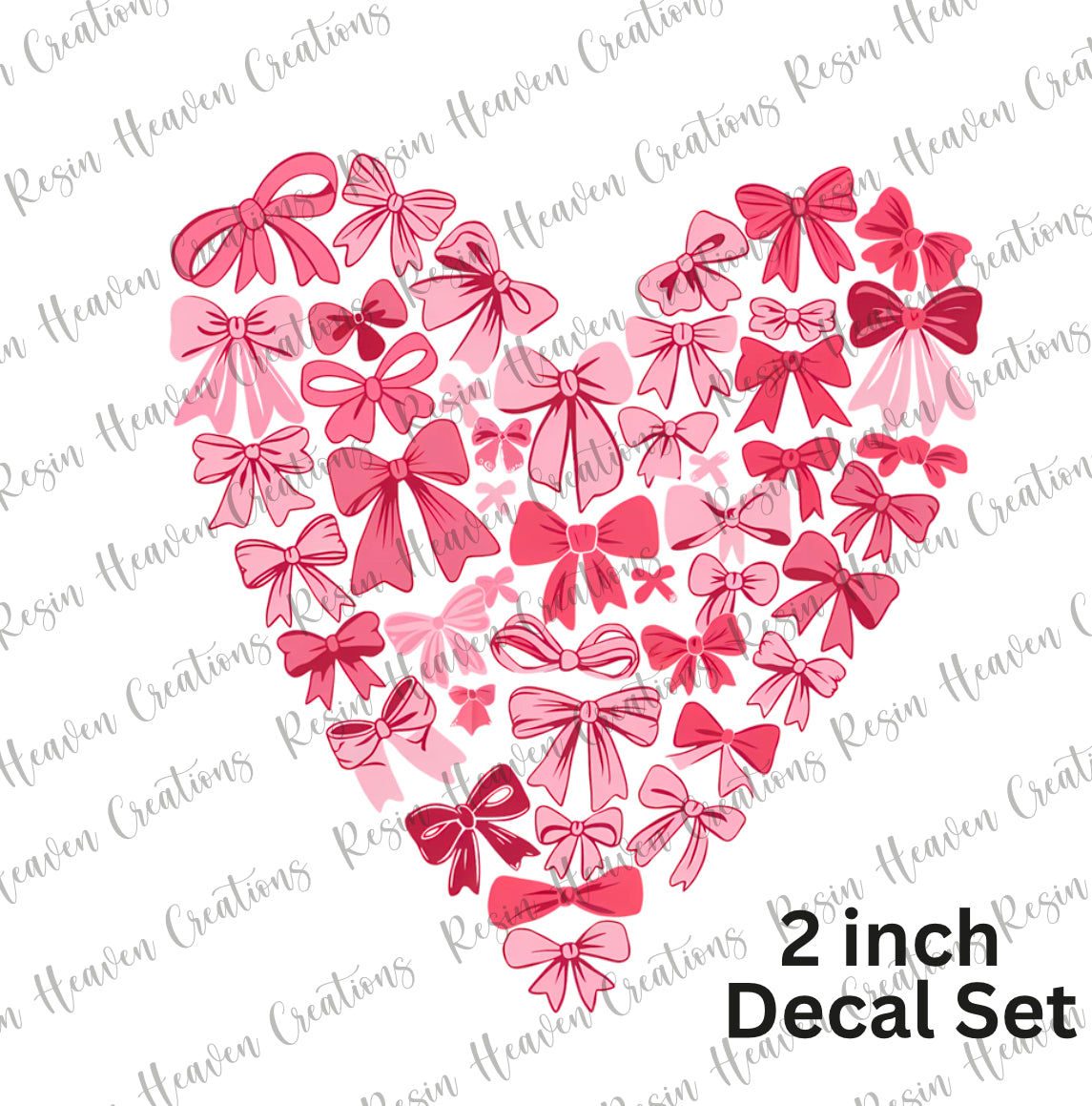 Bows & Hearts (Decal Set)