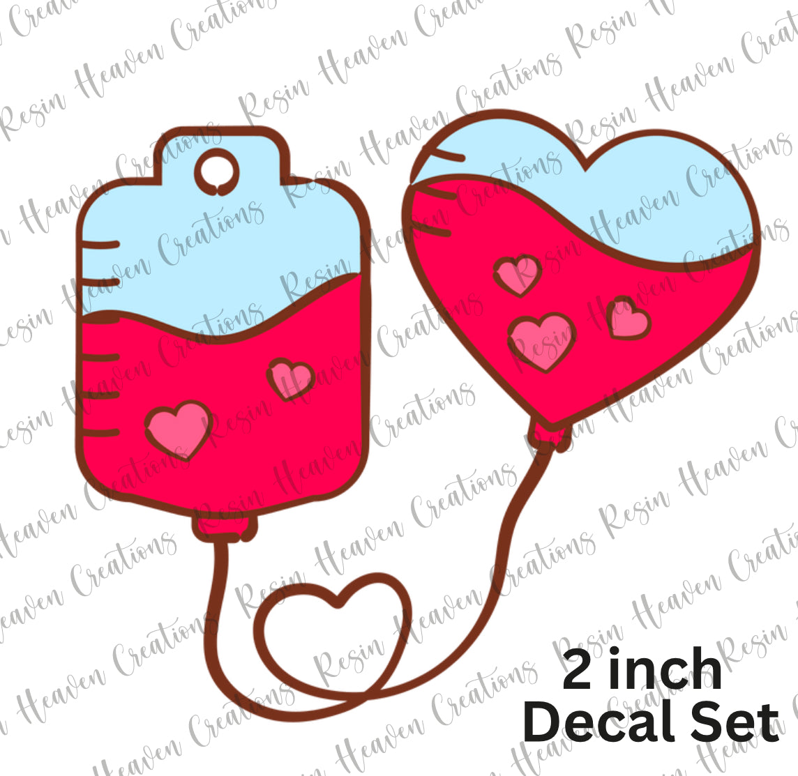 Retro Valentines Nurse Bundle    (Decal Set)