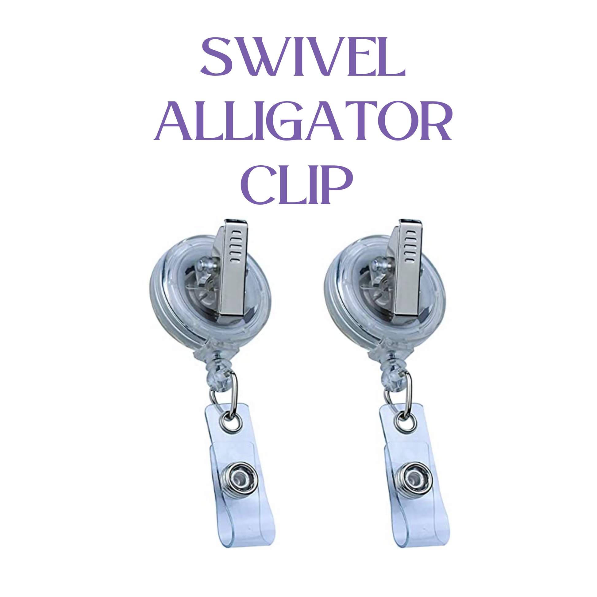 Dental Tooth Badge Reel, Retractable Swivel Alligator Clip, Cute